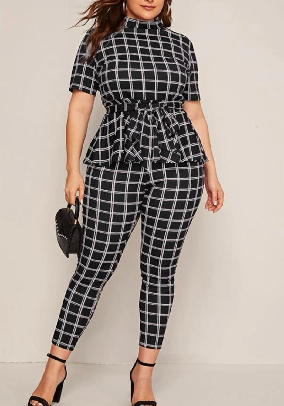 Plaid Legging Set